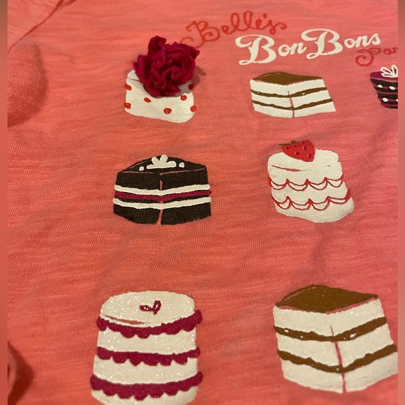 **2 for $20**Pink long sleeve Bellis’ BonBons  Paris shirt size 4T - Picture 4 of 8